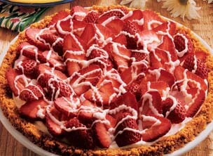White Chocolate berry pie