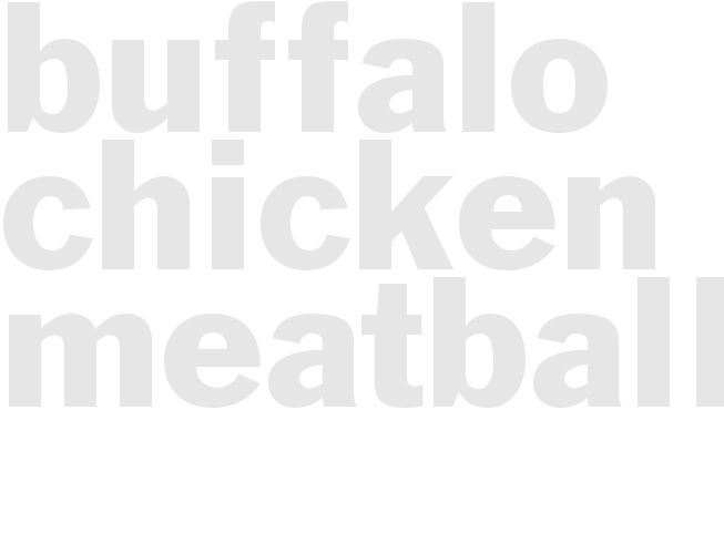 Buffalo Chicken Meatballs