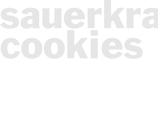 Sauerkraut Cookies