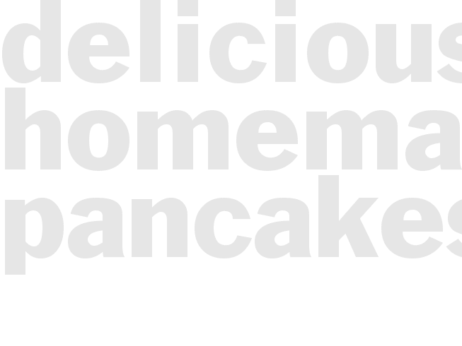 Delicious Homemade Pancakes