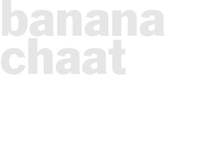Banana Chaat