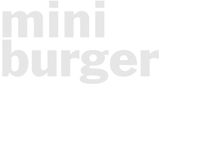 mini burger
