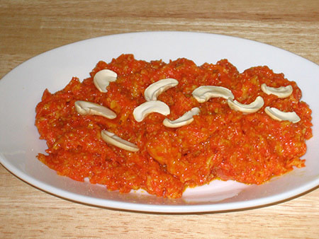 Carrot Hulwa (Indian Sweet)