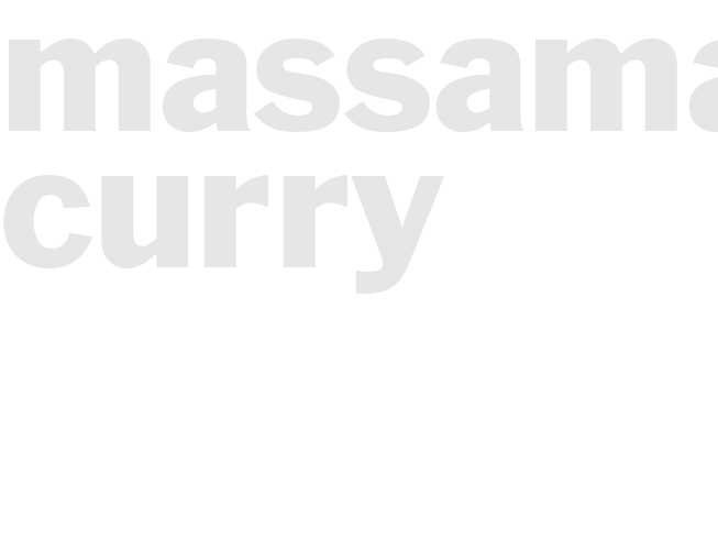 Massaman Curry
