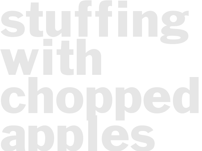 Stuffing with Chopped Apples