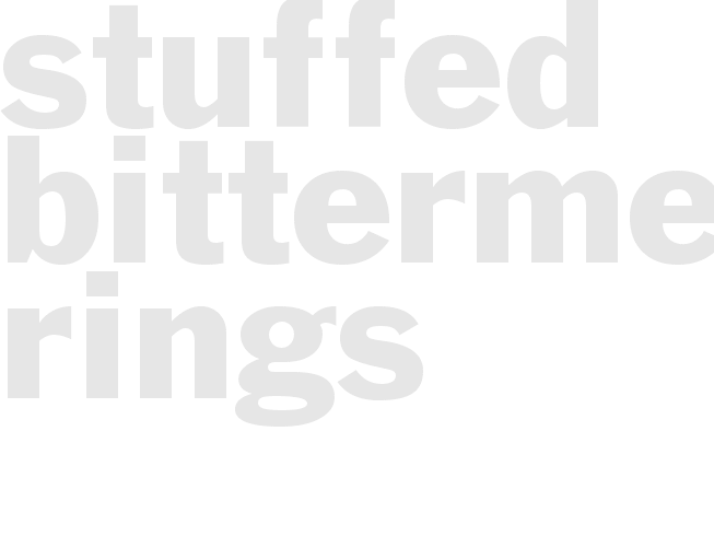 Stuffed Bittermelon Rings