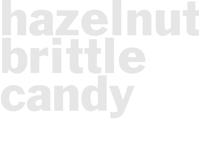 Hazelnut Brittle Candy