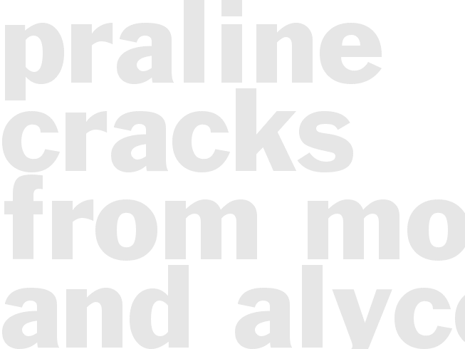 Praline Cracks from Mom and Alyce