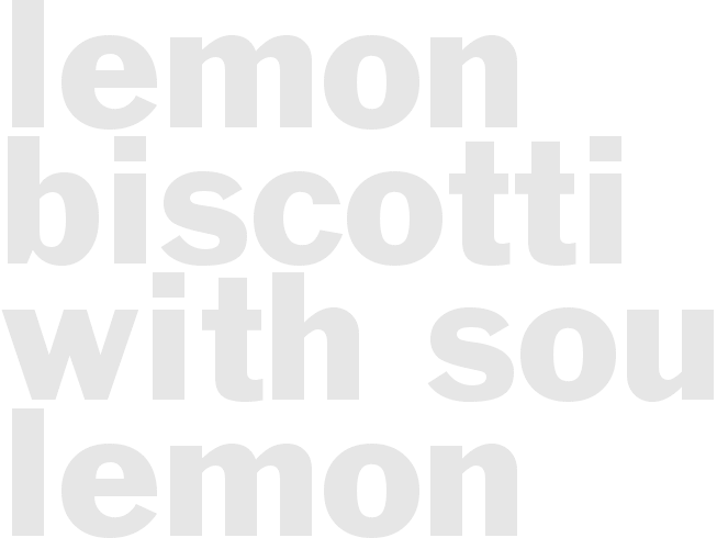 Lemon Biscotti With Sour Lemon Drizzle