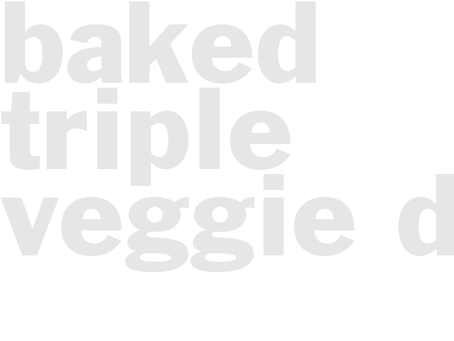 Baked Triple Veggie Dip