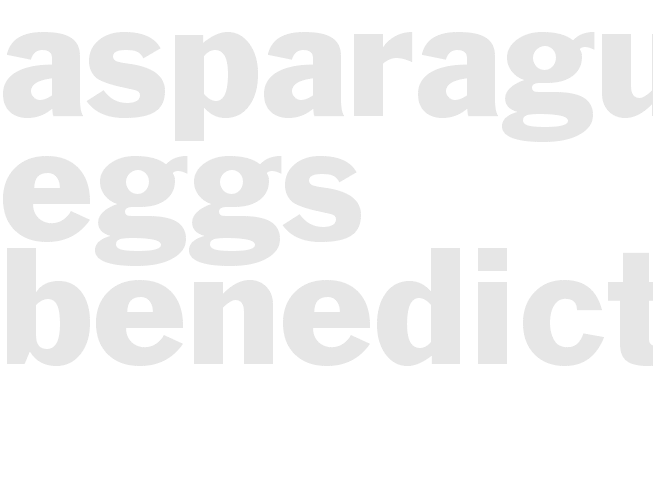 Asparagus Eggs Benedict