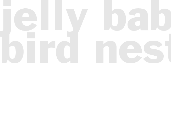 Jelly Baby Bird nests