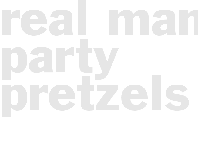 Real Man Party Pretzels