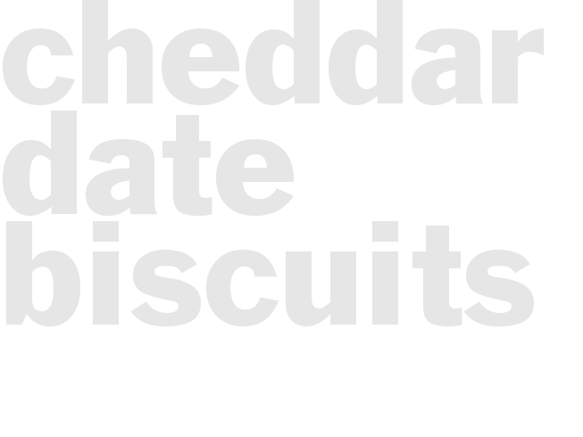 Cheddar Date Biscuits