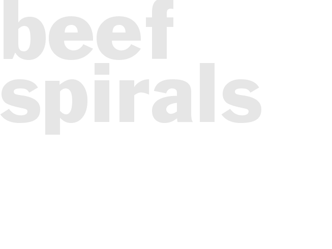 Beef Spirals