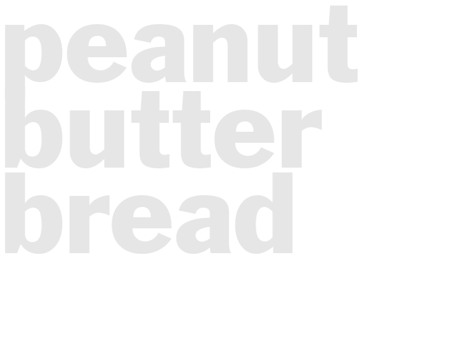 peanut butter bread
