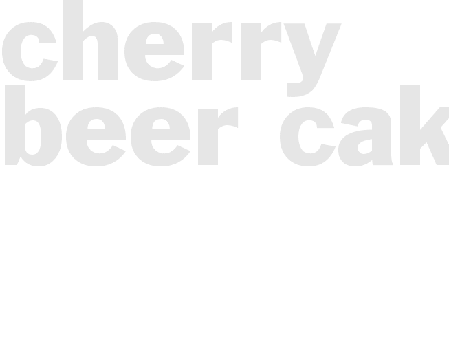Cherry Beer Cake