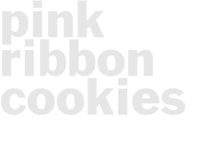Pink Ribbon Cookies