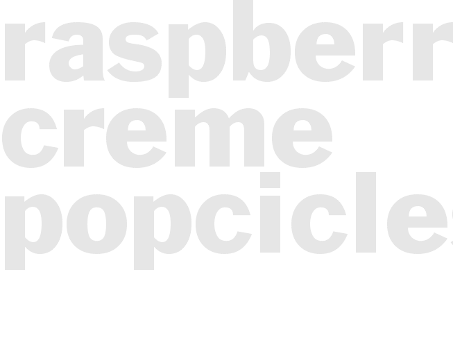 Raspberry Creme Popcicles