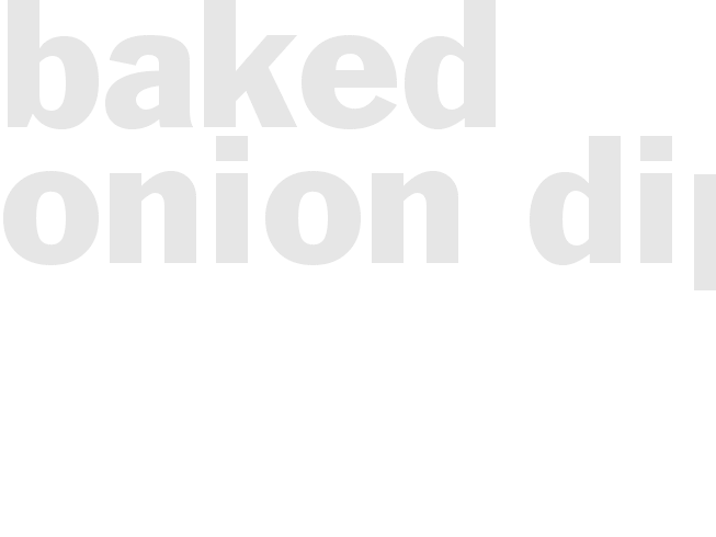 Baked Onion Dip