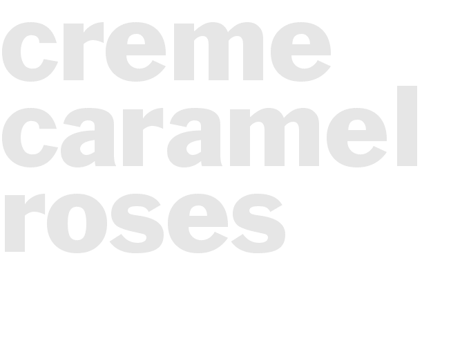 Creme Caramel w/ Roses