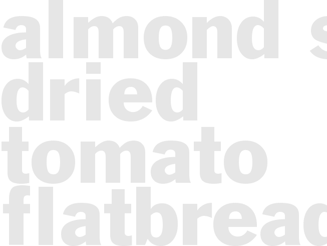 Almond Sun-dried Tomato FlatBread