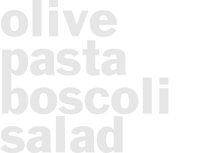 Olive Pasta Boscoli Salad