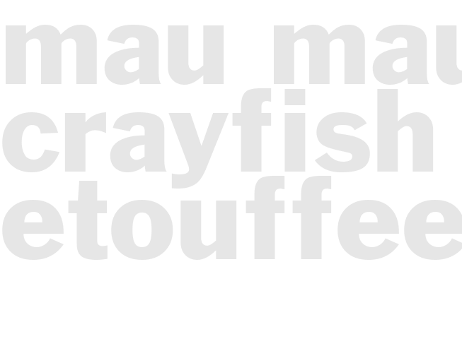 Mau Mau's Crayfish Etouffee