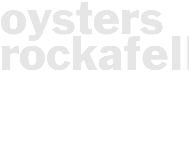 Oysters Rockafeller
