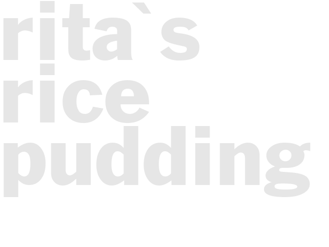 Rita's Rice Pudding