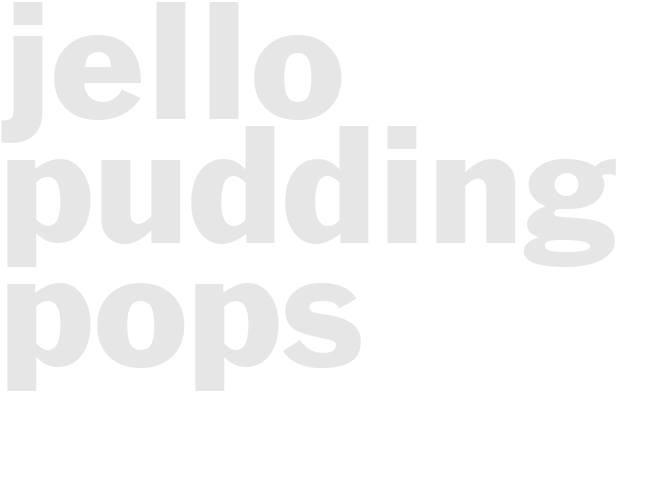 Jello Pudding Pops