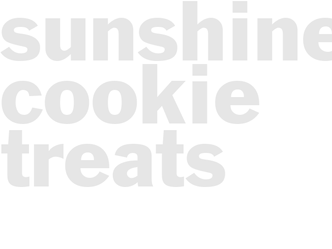 Sunshine Cookie Treats