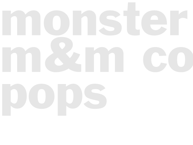 Monster M&M cookie Pops