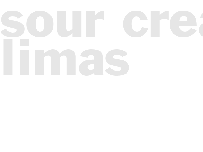 Sour Cream Limas