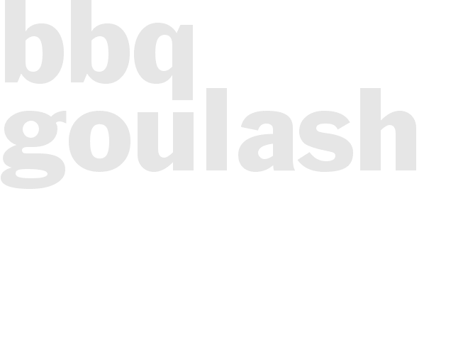 bbq goulash