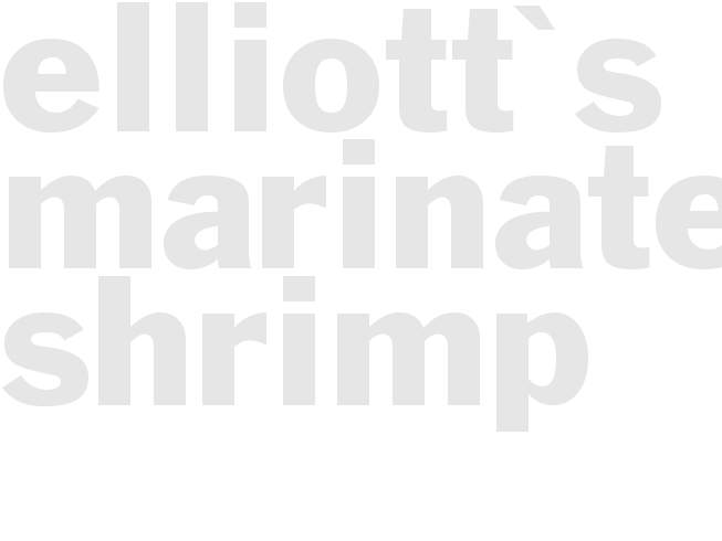 Elliott's Marinated Shrimp