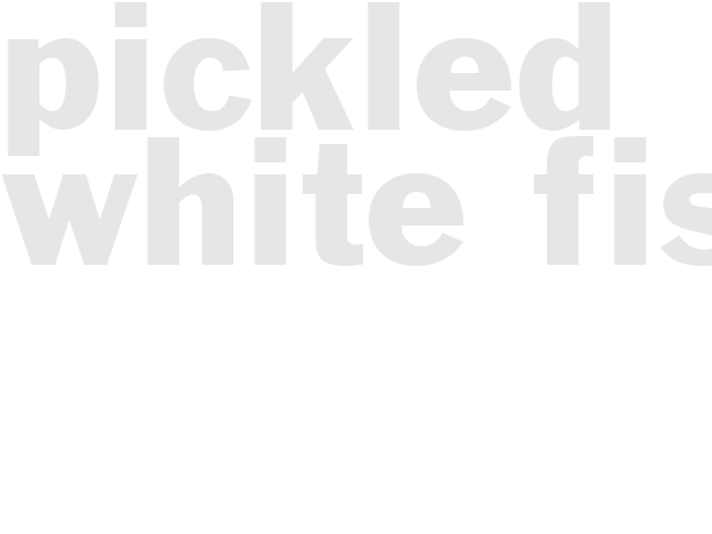 Pickled White Fish
