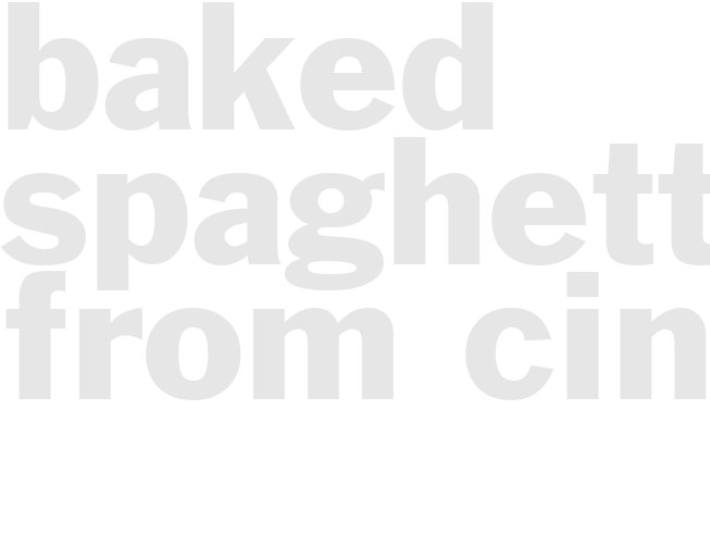 Baked Spaghetti from Cindy