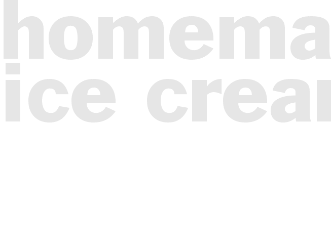 Homemade Ice Cream
