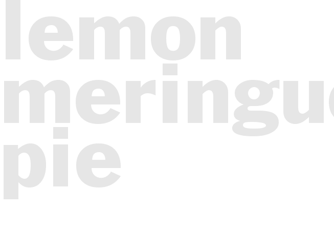Lemon Meringue Pie