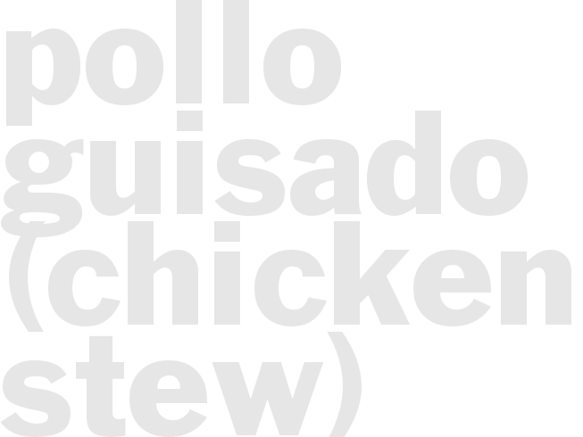 Pollo Guisado (Chicken Stew)