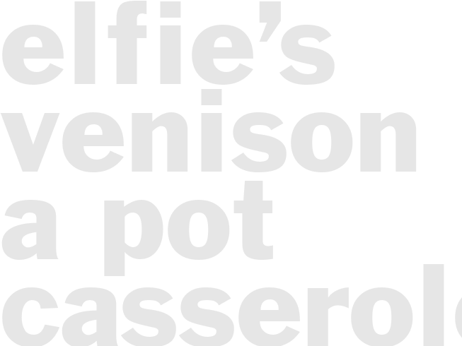  Elfie&rsquo;s Venison In A Pot Casserole