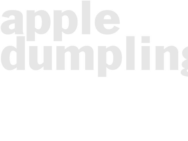 Apple Dumplings