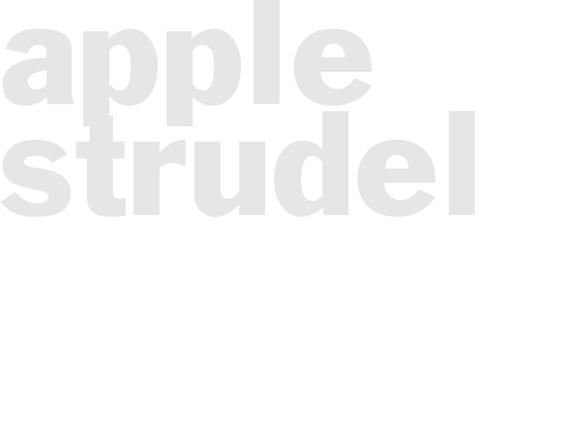 Apple Strudel