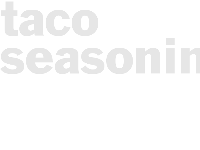 Taco Seasoning