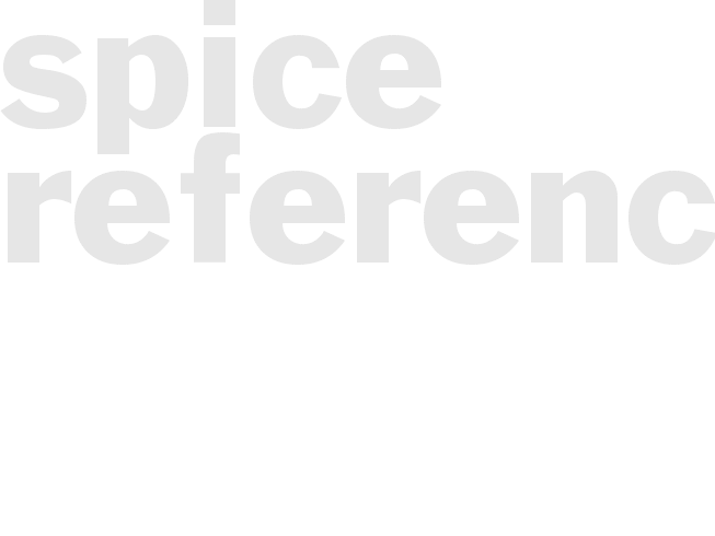 Spice reference 