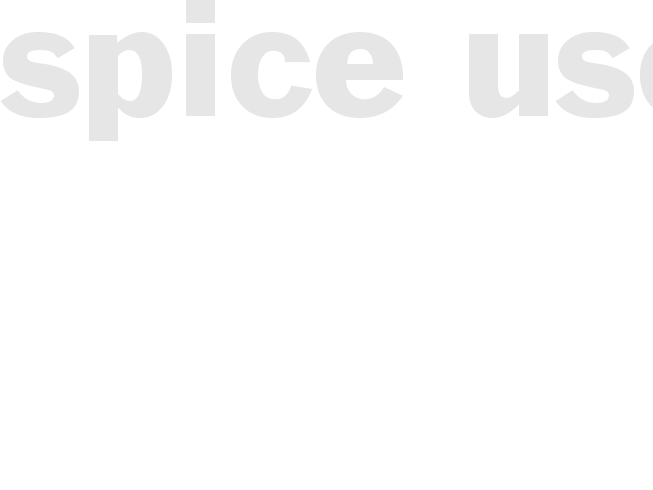Spice uses 