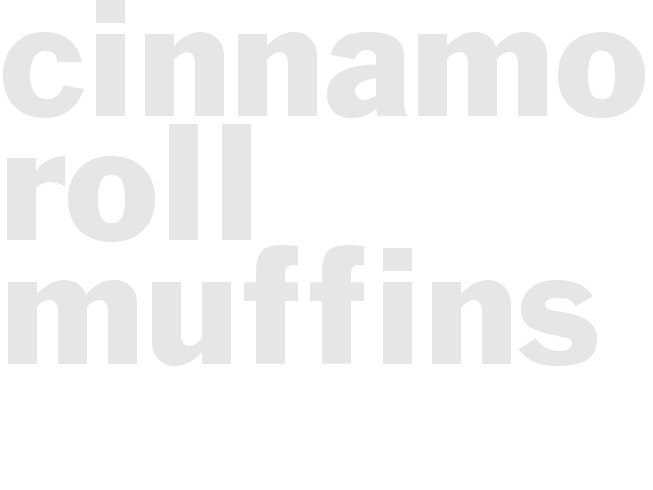 Cinnamon Roll Muffins