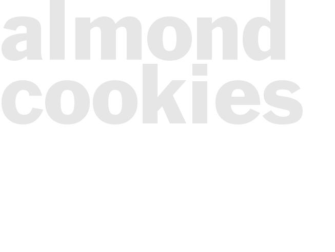 Almond Cookies