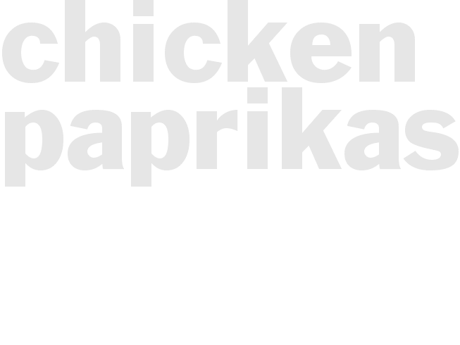 Chicken Paprikash
